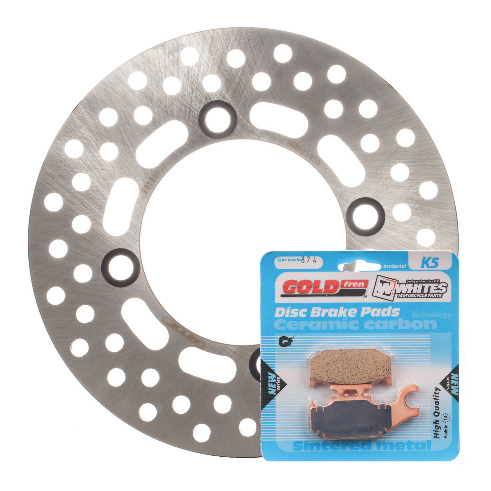 Brake Disc & Pad Front Kit - Suzuki LTA500XP, LTA750XP - Right - Image 1