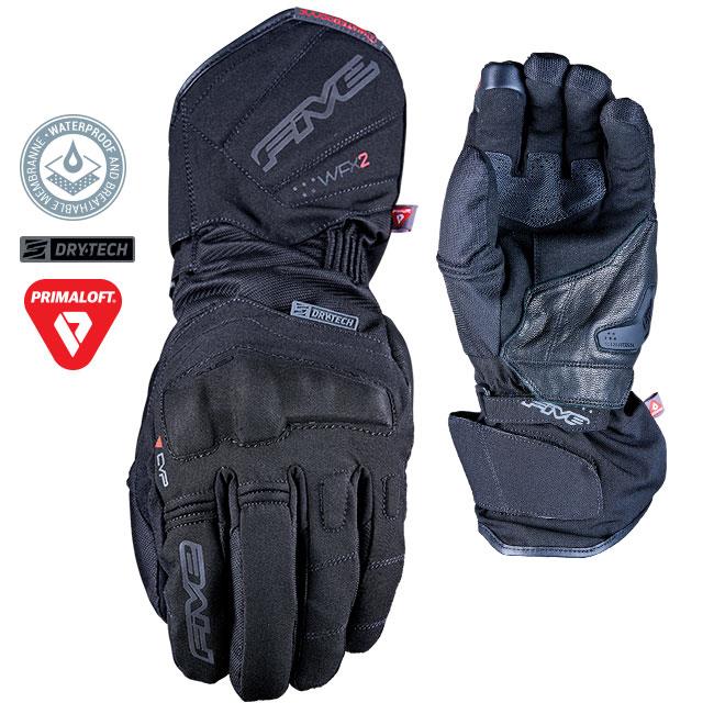 Five WFX2 Evo WP Road Gloves Black