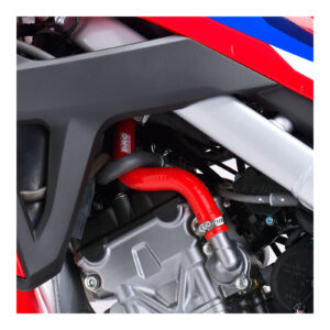 DRC Silicone Radiator Hose Kit - Honda CRF250R (2018–2021) - Red - Image 6