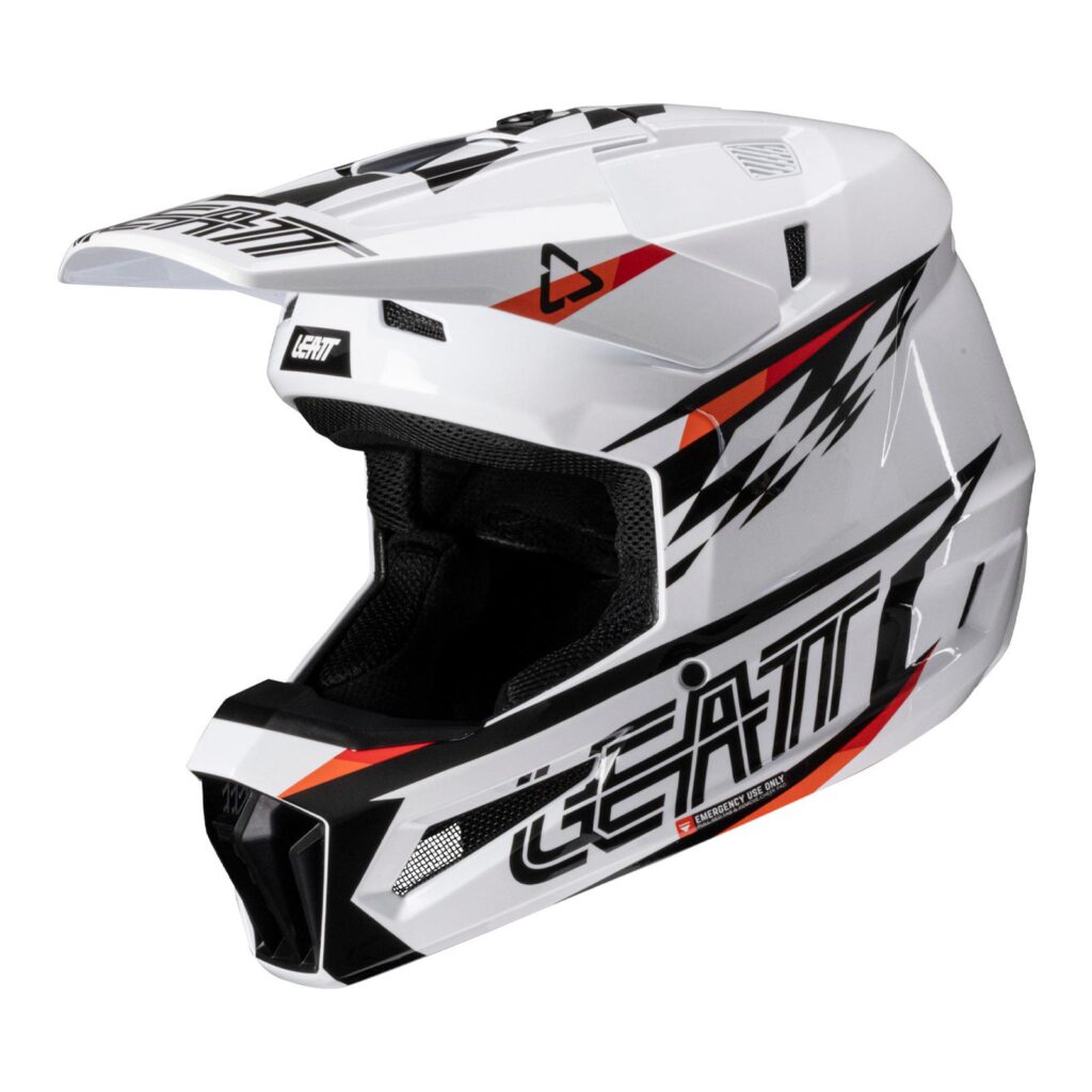 Leatt 3.5 Motocross Helmet Kit - White