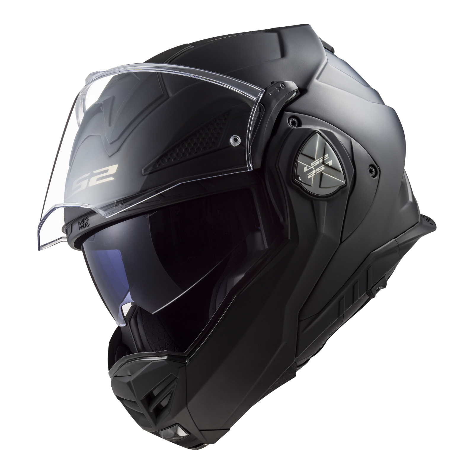 LS2 FF901 Advant X Solid Flip Front Helmet Matte Black - Image 3
