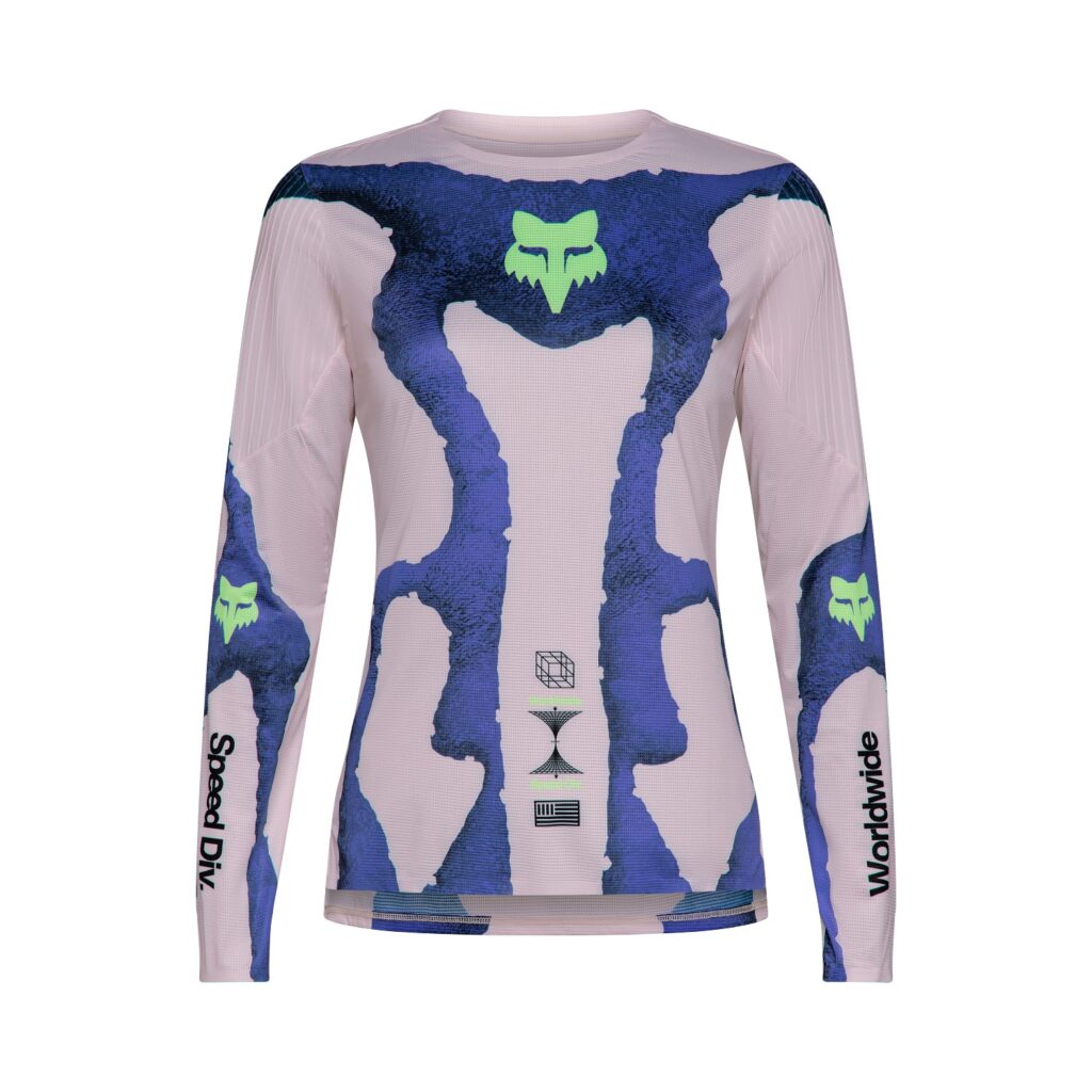 Fox Flexair MTB Jersey Awareness LE Chalk White Ladies