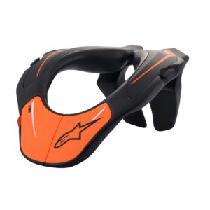 Youth Neck Support Black/Orange - One Size - Image 1