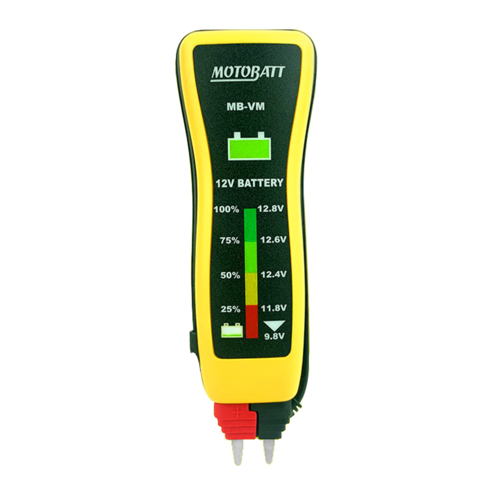 Motobatt Tester 12V Voltmeter Pocket - Image 1