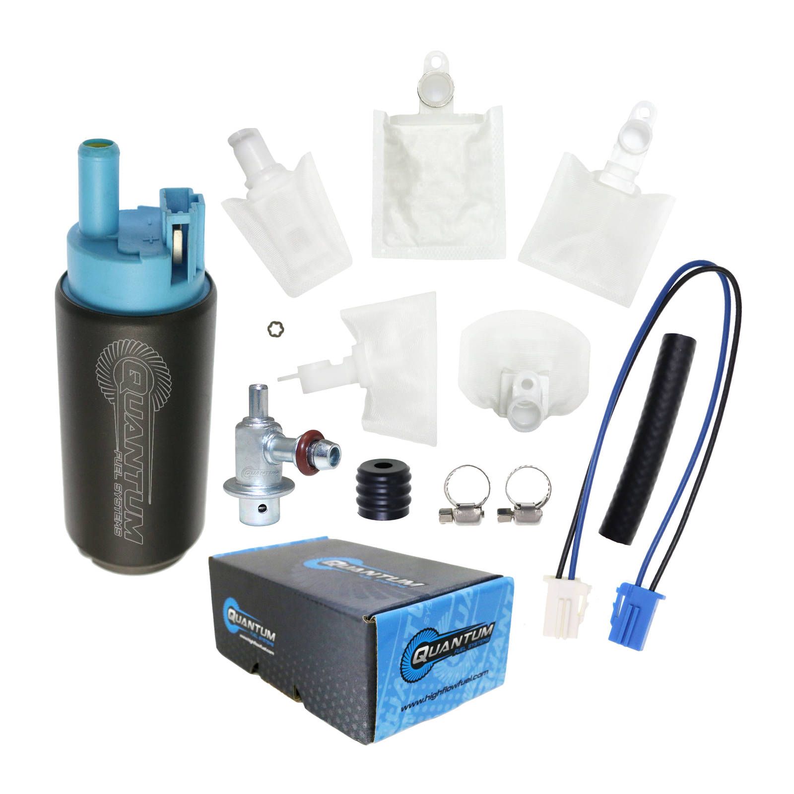 QUANTUM IN-TANK EFI FUEL PUMP W/REGULATOR, AND FUEL FILTER - Image 1