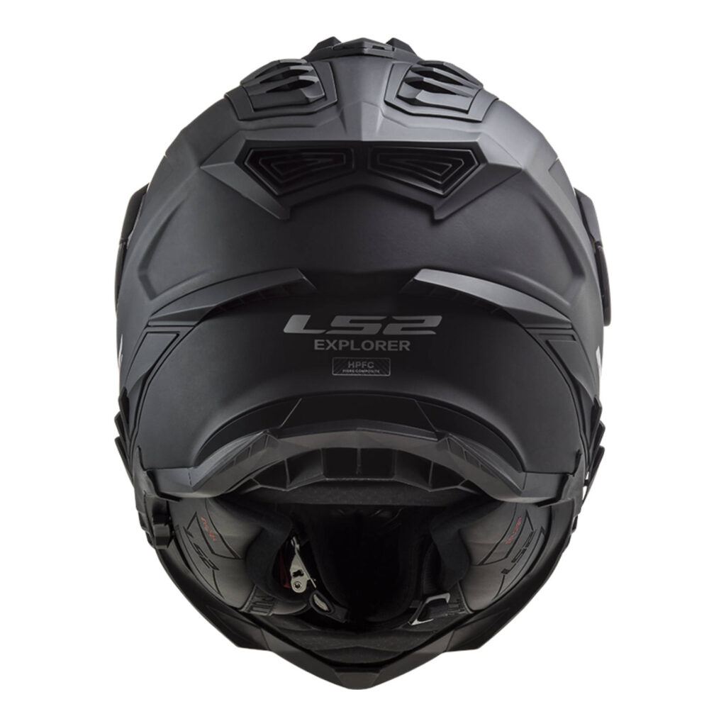 LS2 MX701 Explorer HPFC Adventure Helmet Solid - Matte Black