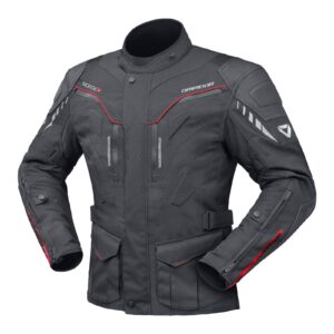 Dririder Nordic V Sports Touring Road Jacket Black/BLack - Image 1