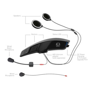 Intercom Adapter for Road Helmet AGV K6 - Image 2