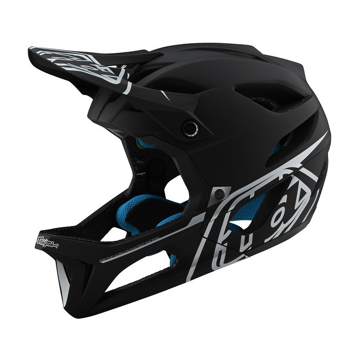 Helmet Troy Lee Stage AS Stealth Black/Silver