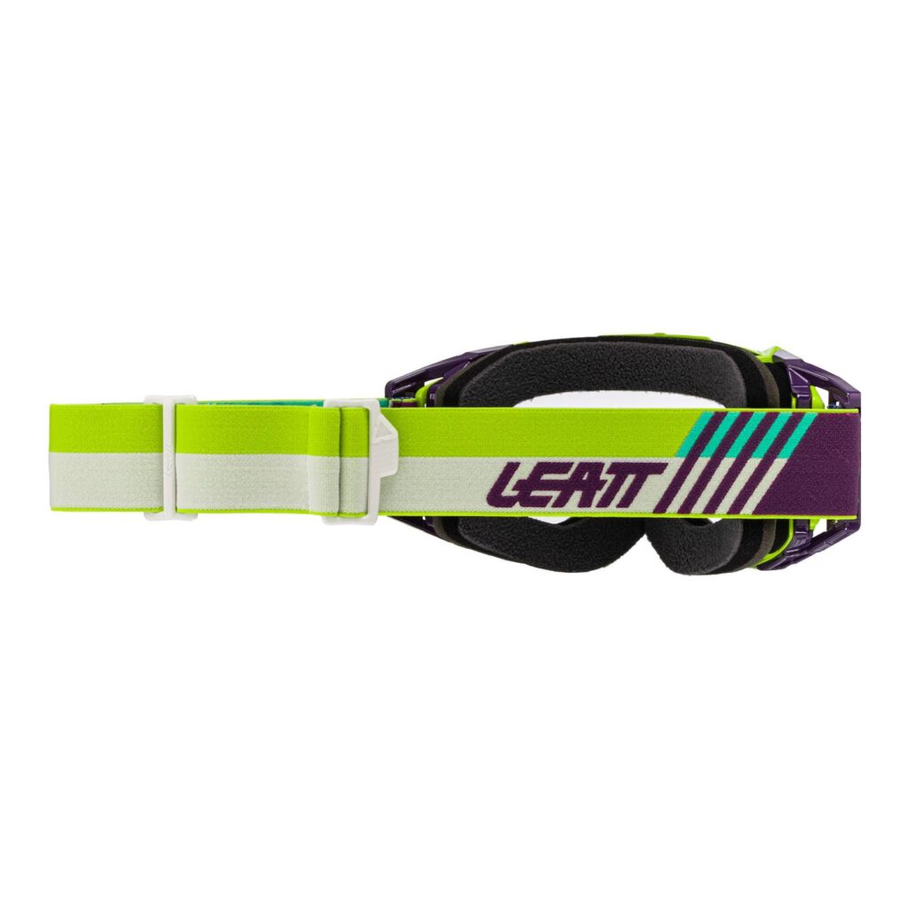 Leatt 5.5 Velocity Motocross Goggle Cryztal Lime Purple 75 VLT