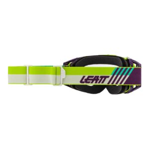 Leatt 5.5 Velocity Motocross Goggle Cryztal Lime Purple 75 VLT - Image 2