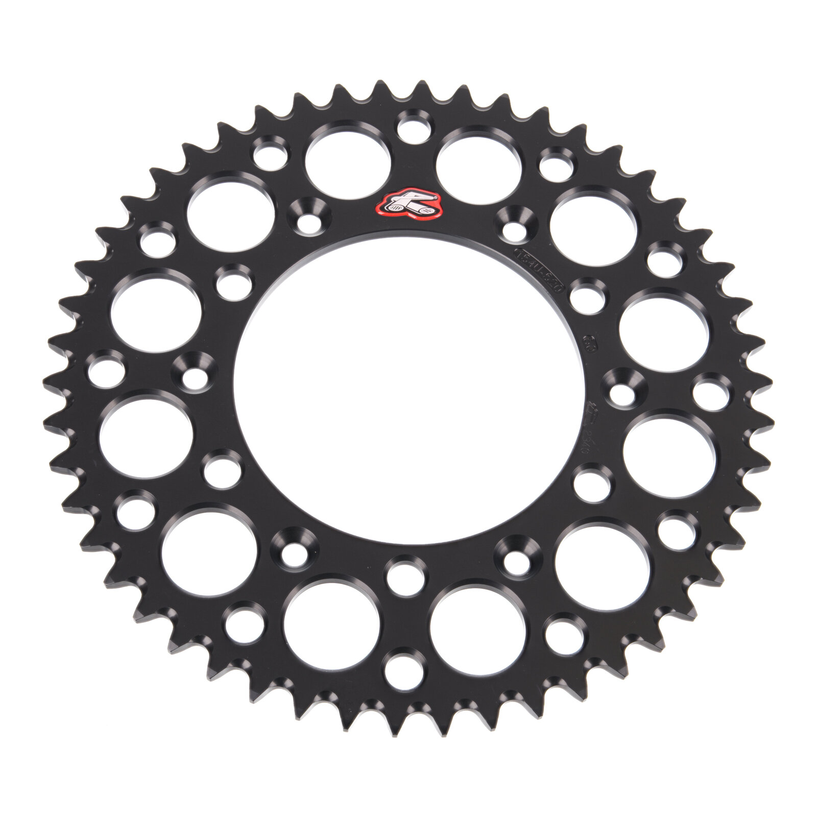 Renthal Sprocket Rear Black 50T Alloy 7075 T6 Grooved - Image 2