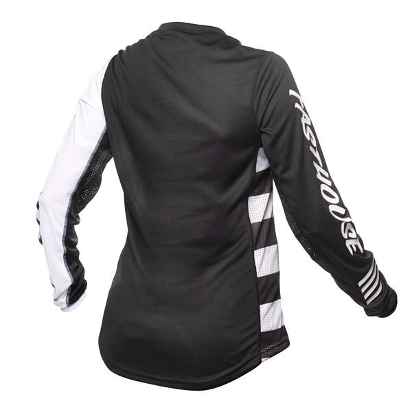 Fasthouse Women's Grindhouse Paradise Motocross Jersey White/Black