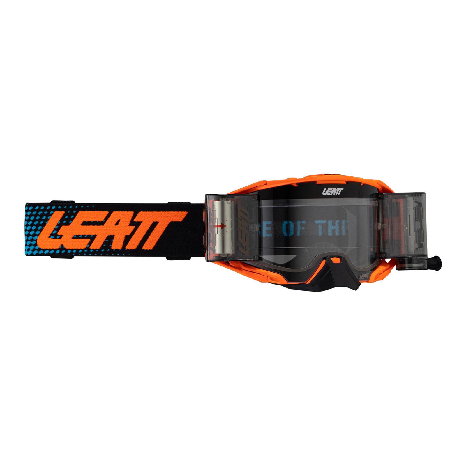 Leatt 6.5 Velocity Motocross Goggle Roll-off Orange Clear 83 VLT - Image 1