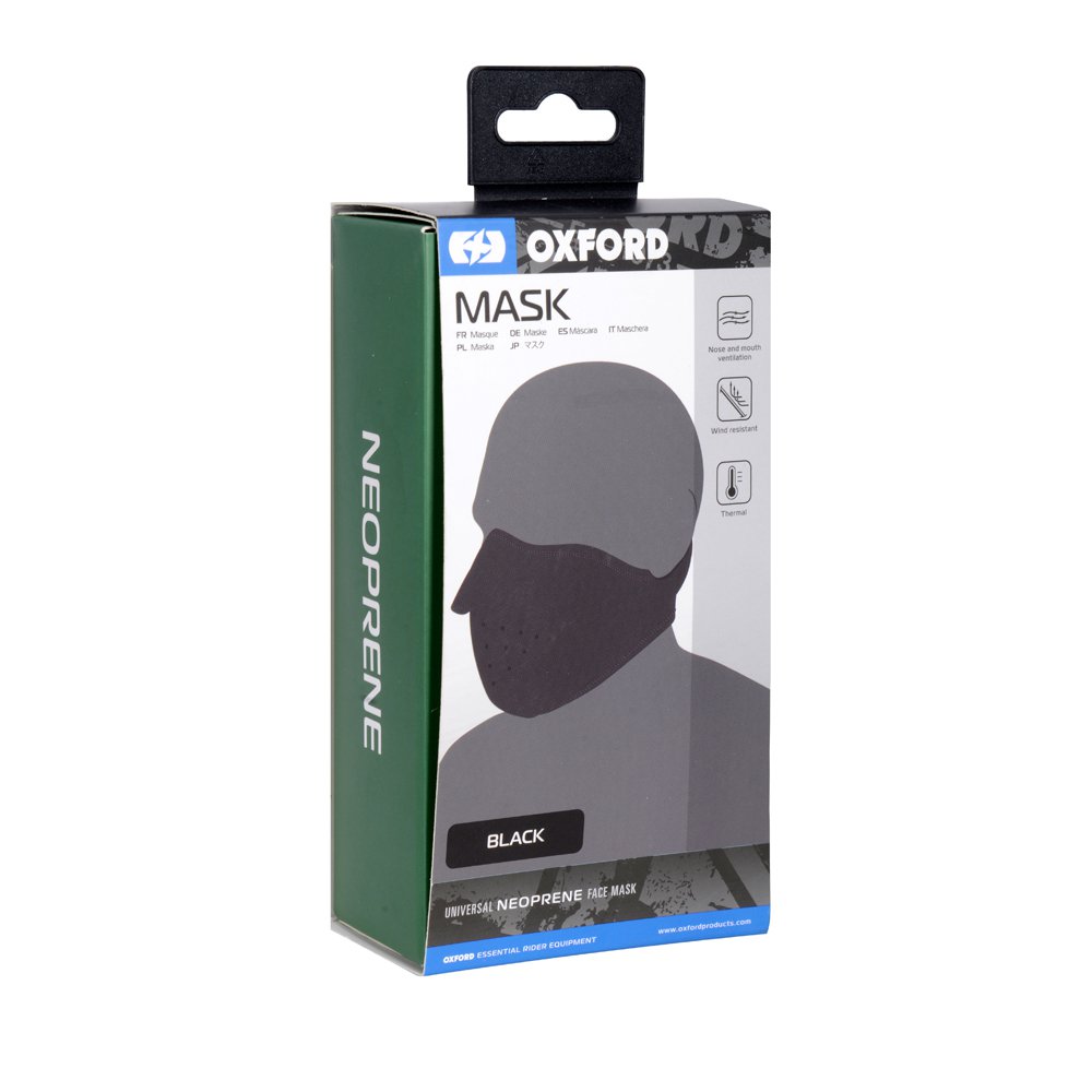 Face Mask Oxford Neoprene Black