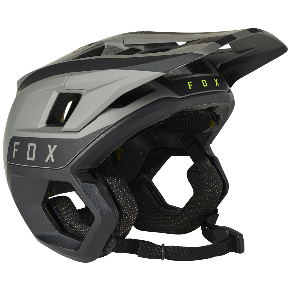 Fox Dropframe Pro Two Tone Black Bike Helmet