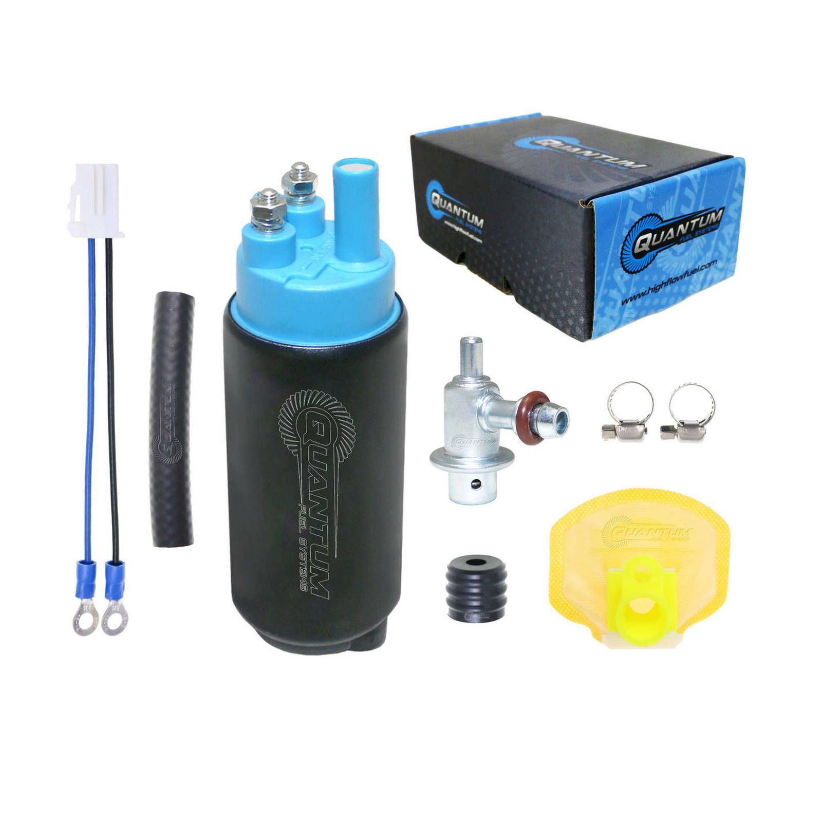 QUANTUM IN-TANK EFI FUEL PUMP W/REGULATOR, AND FUEL FILTER - Image 1