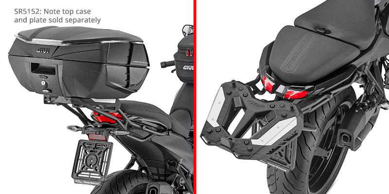 GIVI TOP BOX MOUNT NEEDS PLATE BMW R 1300 RS (NO OE RACK ONLY) '25->