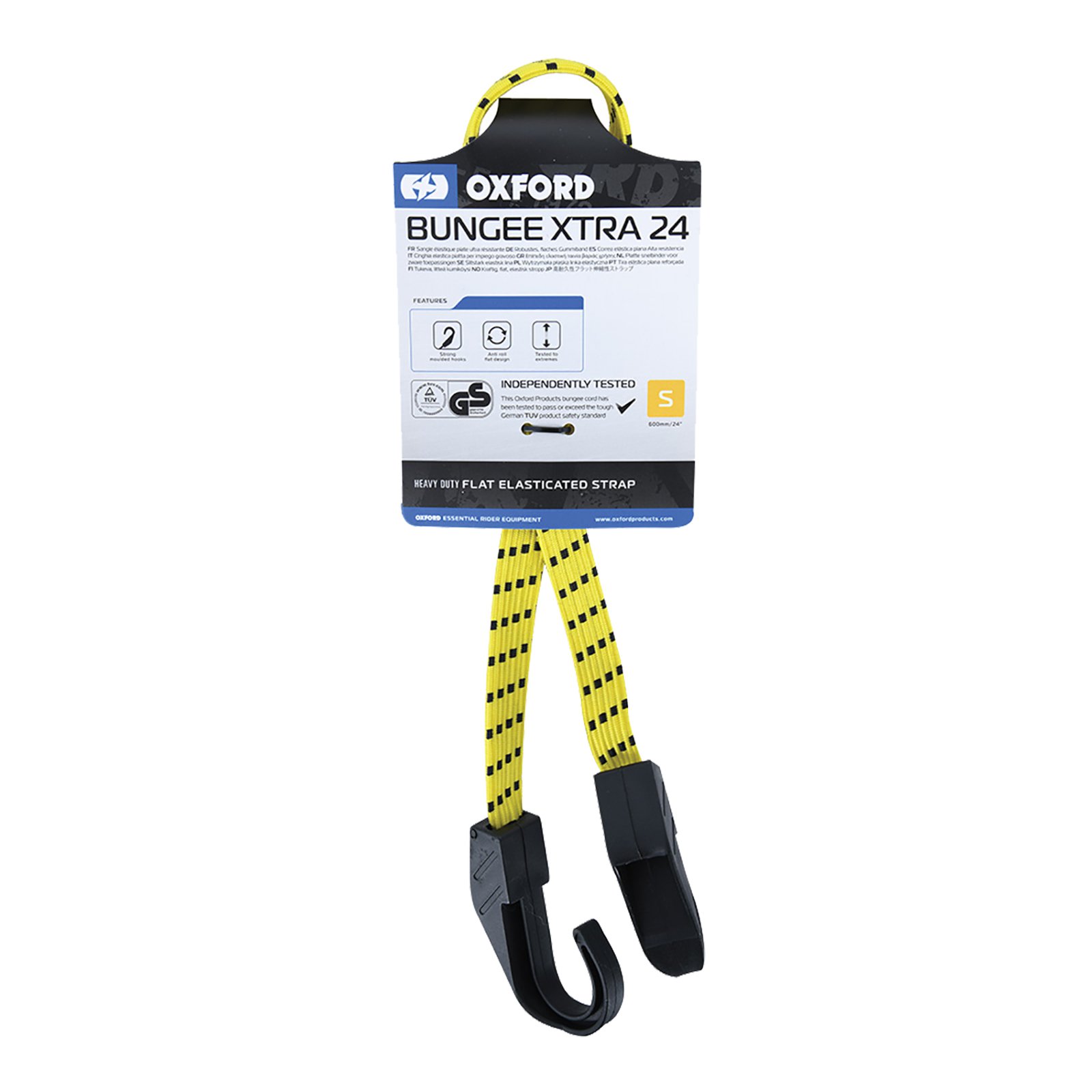 OXFORD BUNGIE XTRA 16mm X 800mm YEL - Image 1