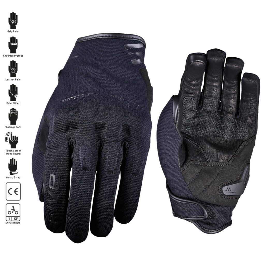 FIVE RS4 EVO Road Gloves Black