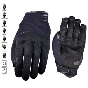 FIVE RS4 EVO  Road Gloves Black - Image 2