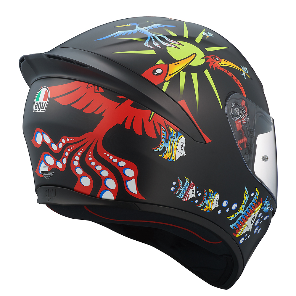 AGV K1 Road Helmet Zoo Matte Black