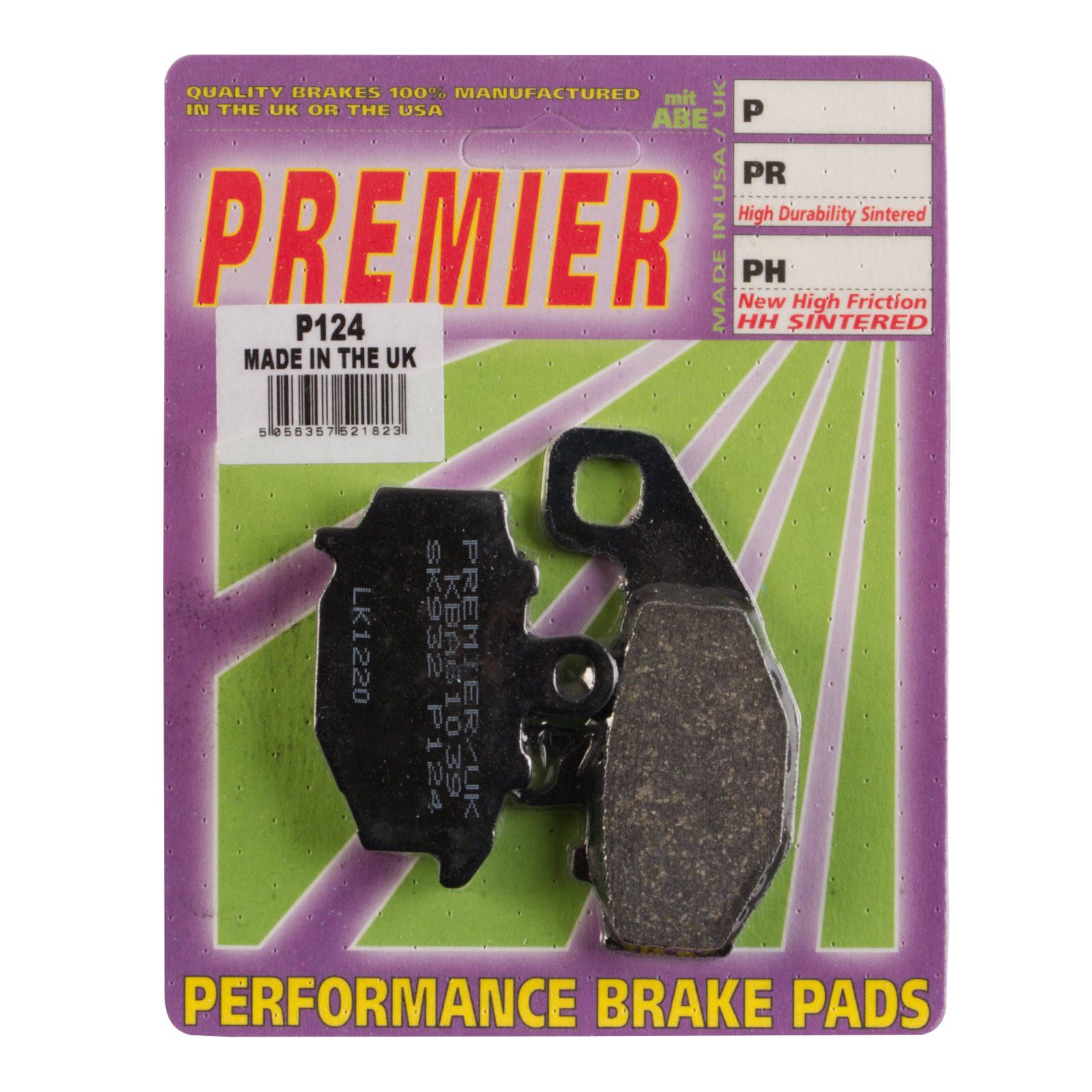 PREMIER BRAKE PADS P124 - KAW - Image 1