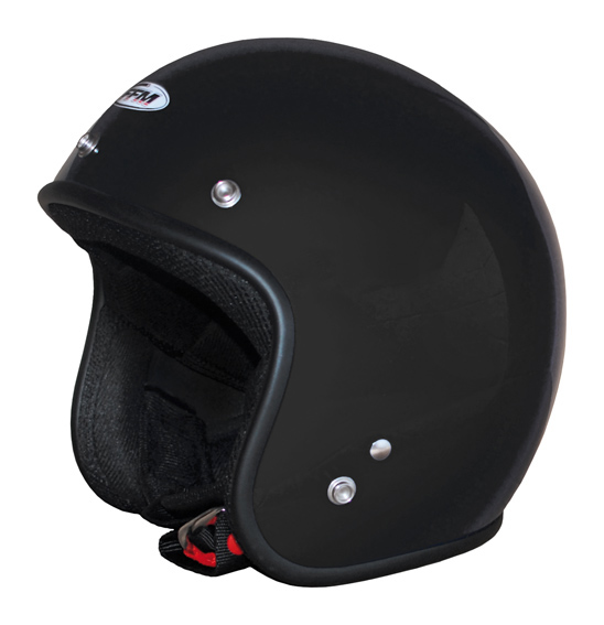 FFM Jetpro Low Rider Open Face Helmet Black