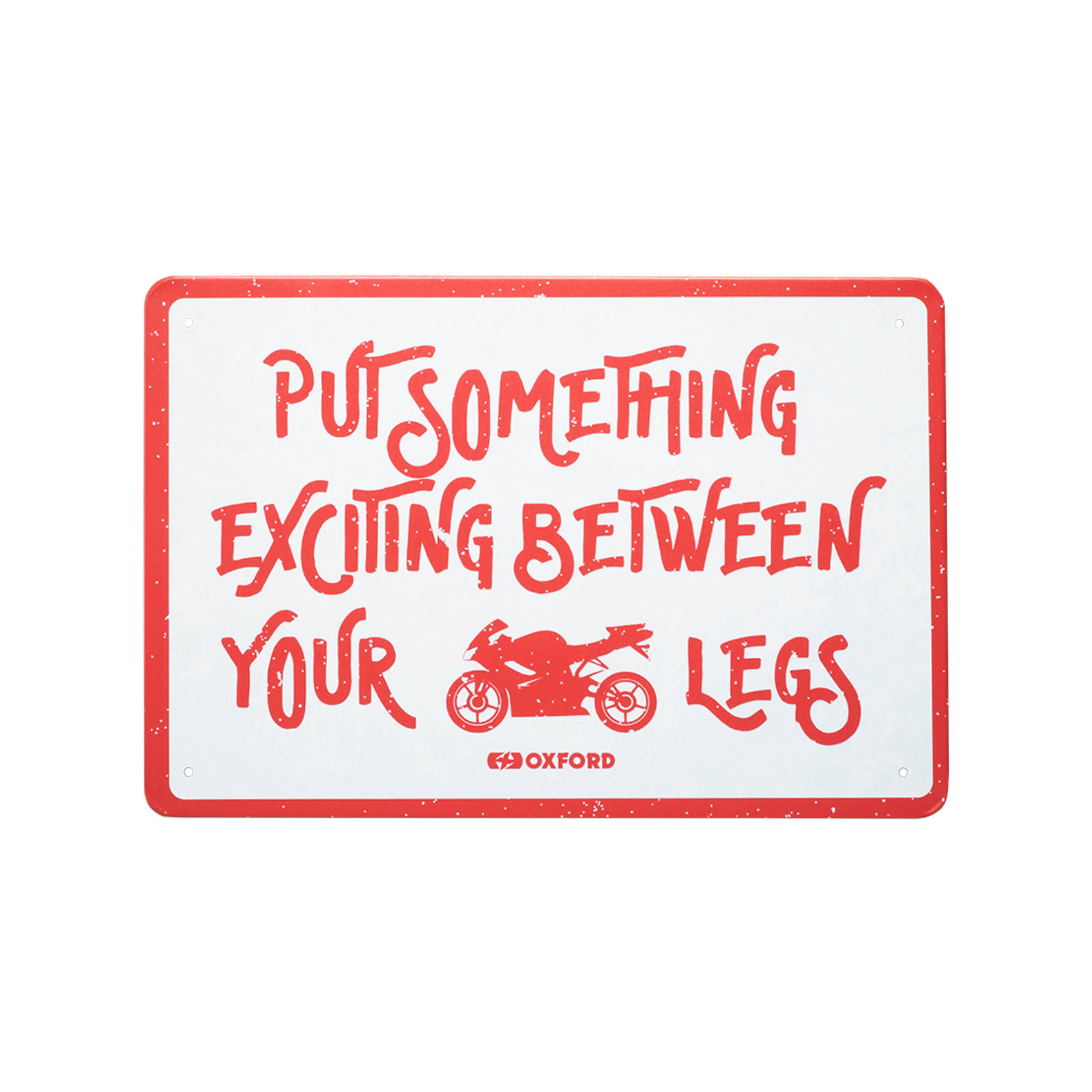 Oxford Garage Metal Sign: Exciting - Image 1