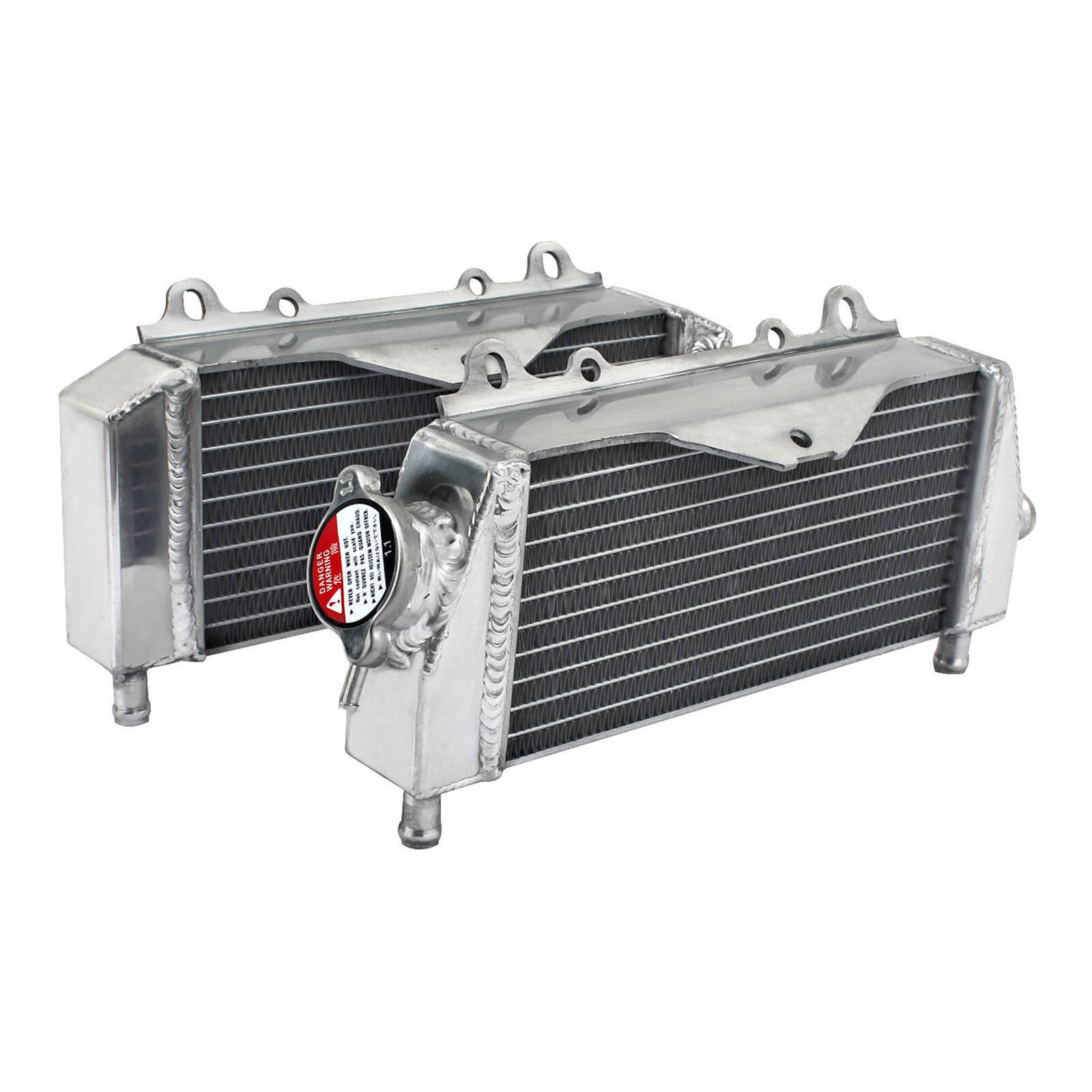 Whites Radiator Pair Kawasaki KX125 03-08 / KX250 03-04 - Image 1