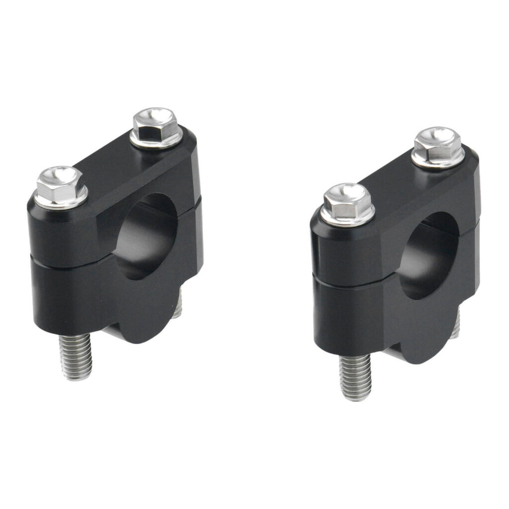 Zeta Bar Rise Kit - Height 19mm, 22.2mm Bar - Black