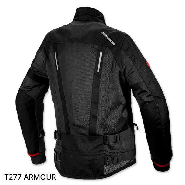 Spidi Mission-T Tech Armor Road Jacket Black