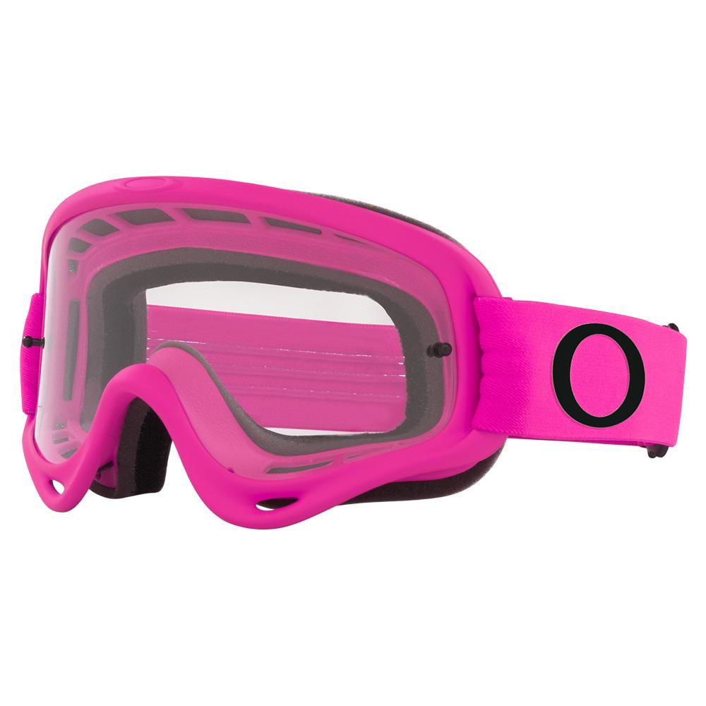 Oakley XS O-Frame Motocross Goggles Moto Pink w/Clear Lens