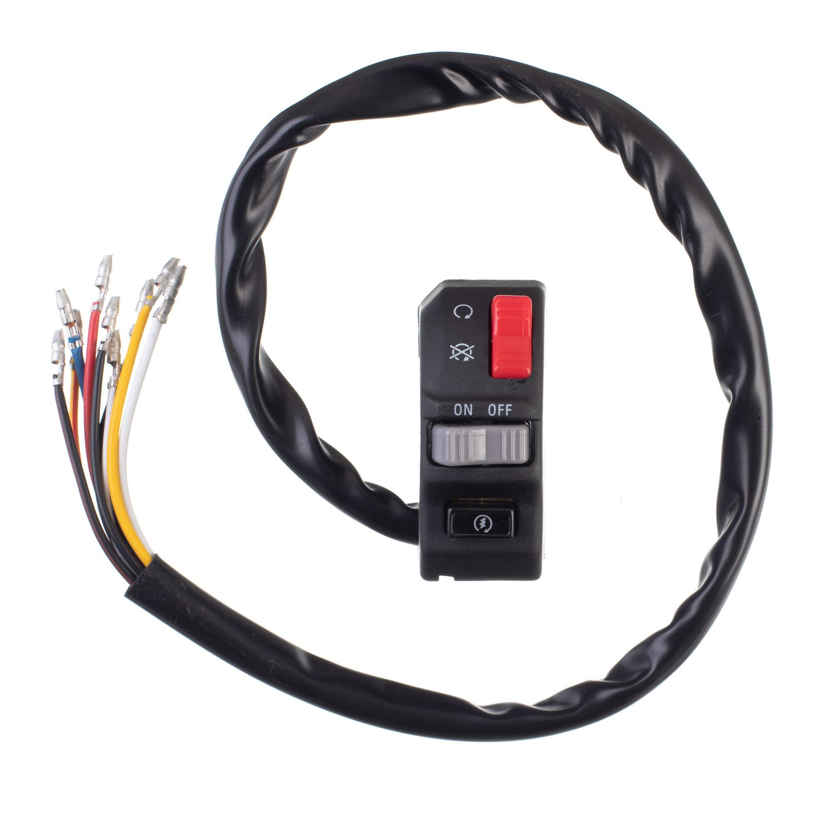 WHITES SWITCH BLOCK UNIVERSAL R/HAND STARTER/KILL/HDLIGHT - Image 1