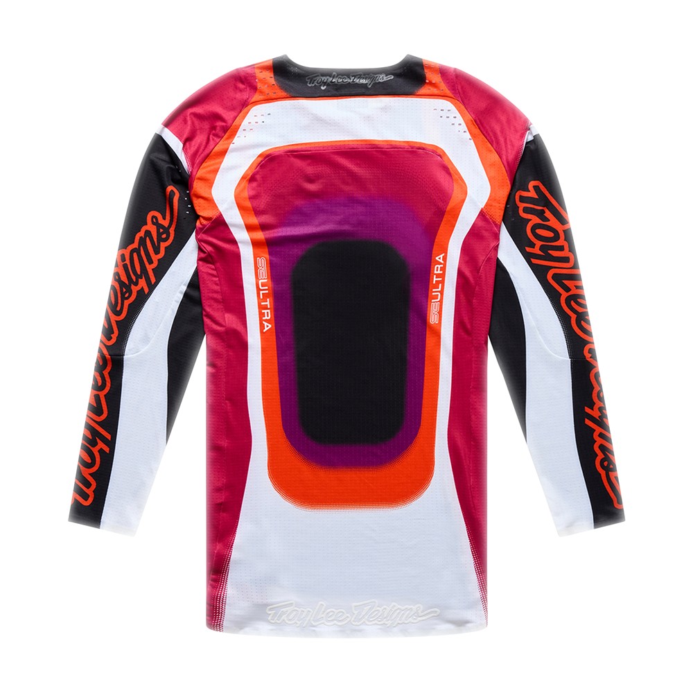 Troy Lee Designs SE Ultra Vision Motocross Jersey Black/Fuchsia