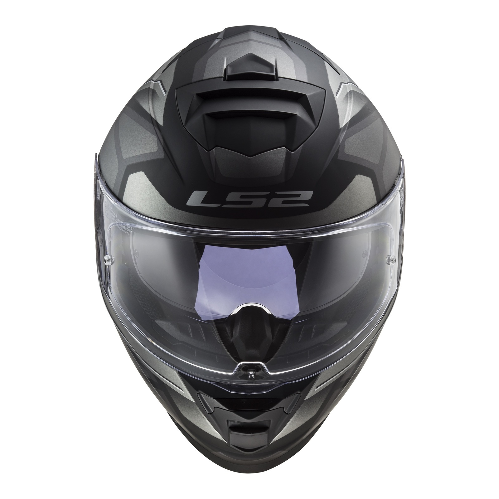 LS2 FF800 Storm II Faster Road Helmet Matte Titanium - Image 4
