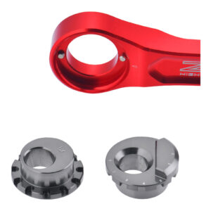 Zeta RSL Adjustable Lowering Link - Assorted Honda CRF Models - Red - Image 3
