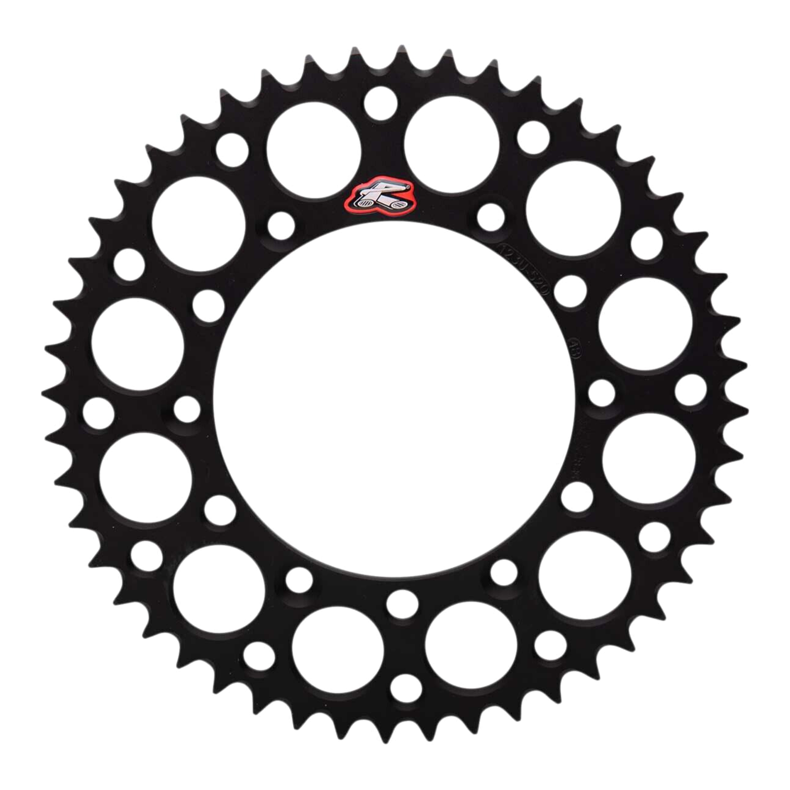 Renthal Sprocket Rear Black 51T Alloy 7075 T6 Grooved Suzuki - Image 1