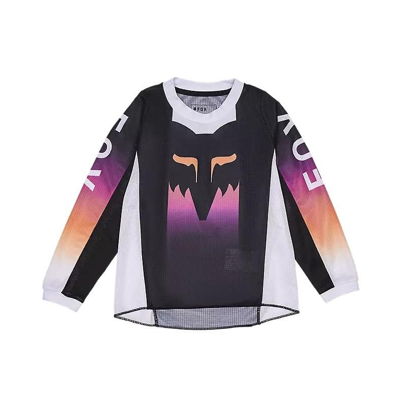 Fox 180 Flora Motocross Jersey Kids Girls Black/Pink