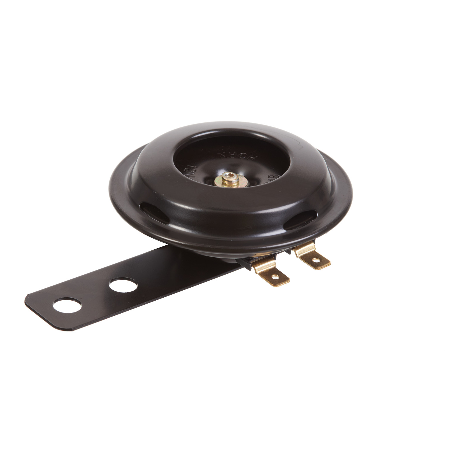 Whites 12v Horn - Round Black - 70mm Diameter - 110db - Image 3