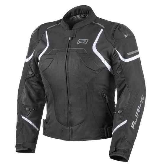 Rjays Pace Airflow Road Jacket Ladies Black/White