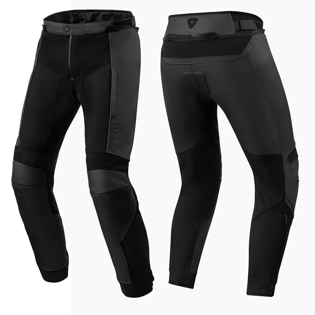 Rev'IT! Ignition 4 H2O Leather Pants Black Standard Leg