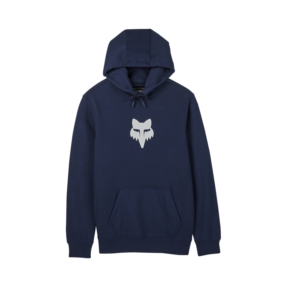 Fox Fox Head Fleece Pullover Hoodie Midnight