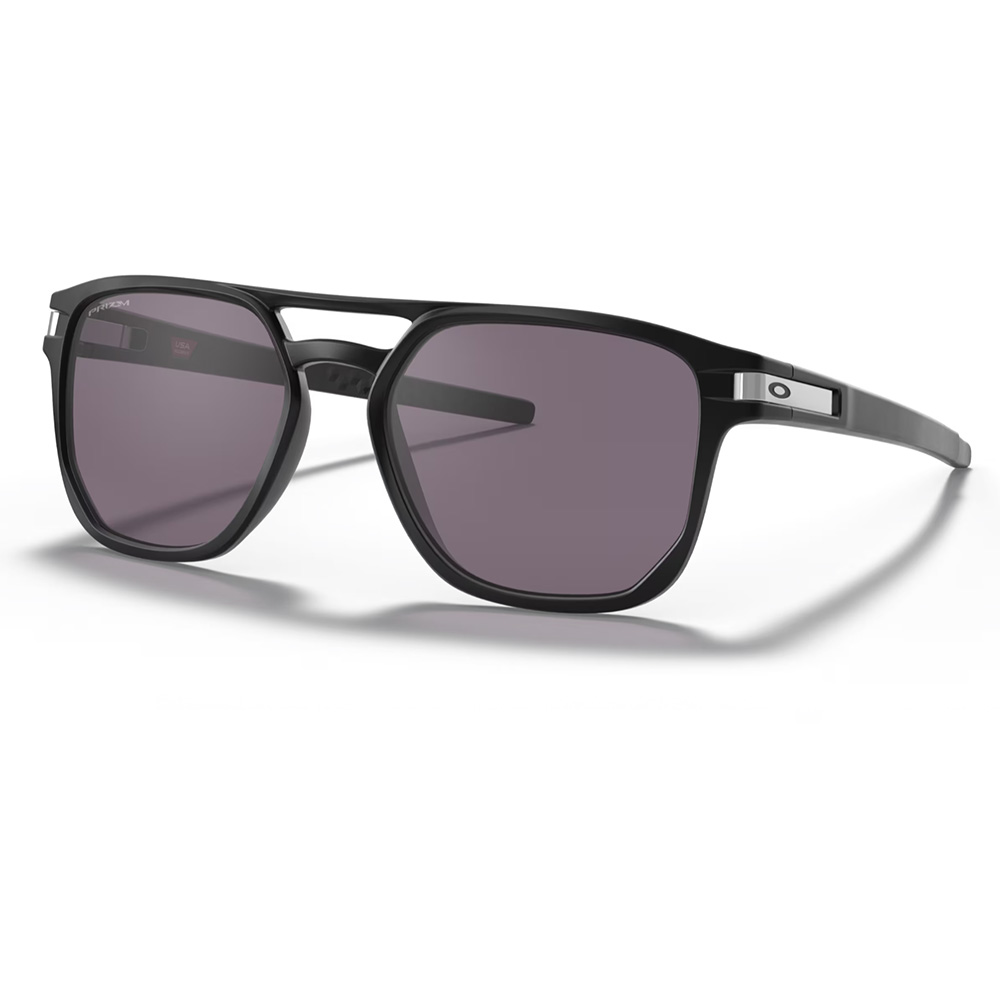 Oakley Latch Beta Sunglasses Matte Black w/PRIZM Grey Lens