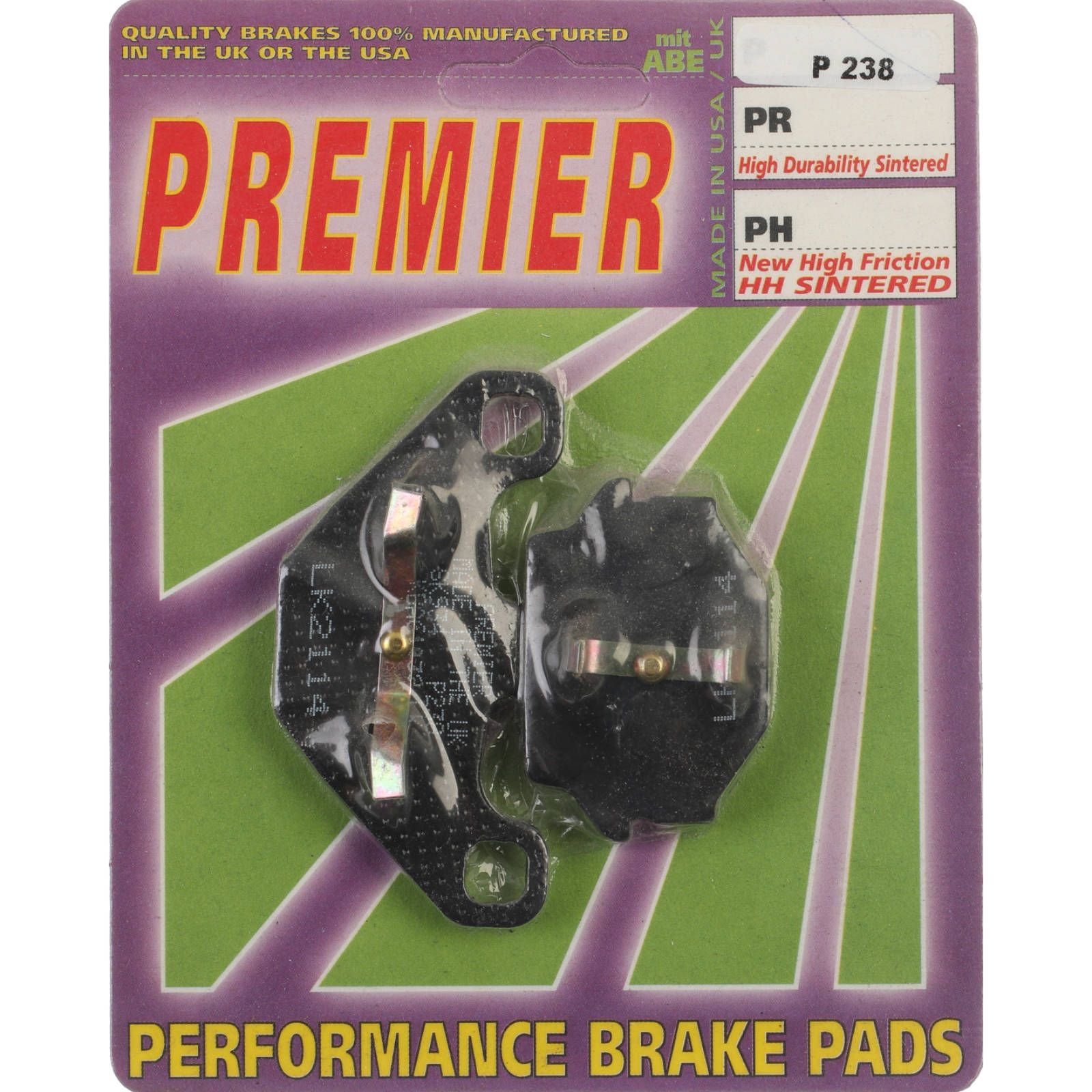 PREMIER BRAKE PADS P238 - BUELL - Image 1