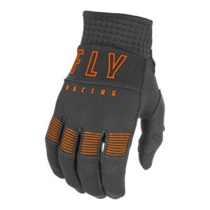 Motocross Gloves Fly F-16 Youth Grey/Orange - Image 1
