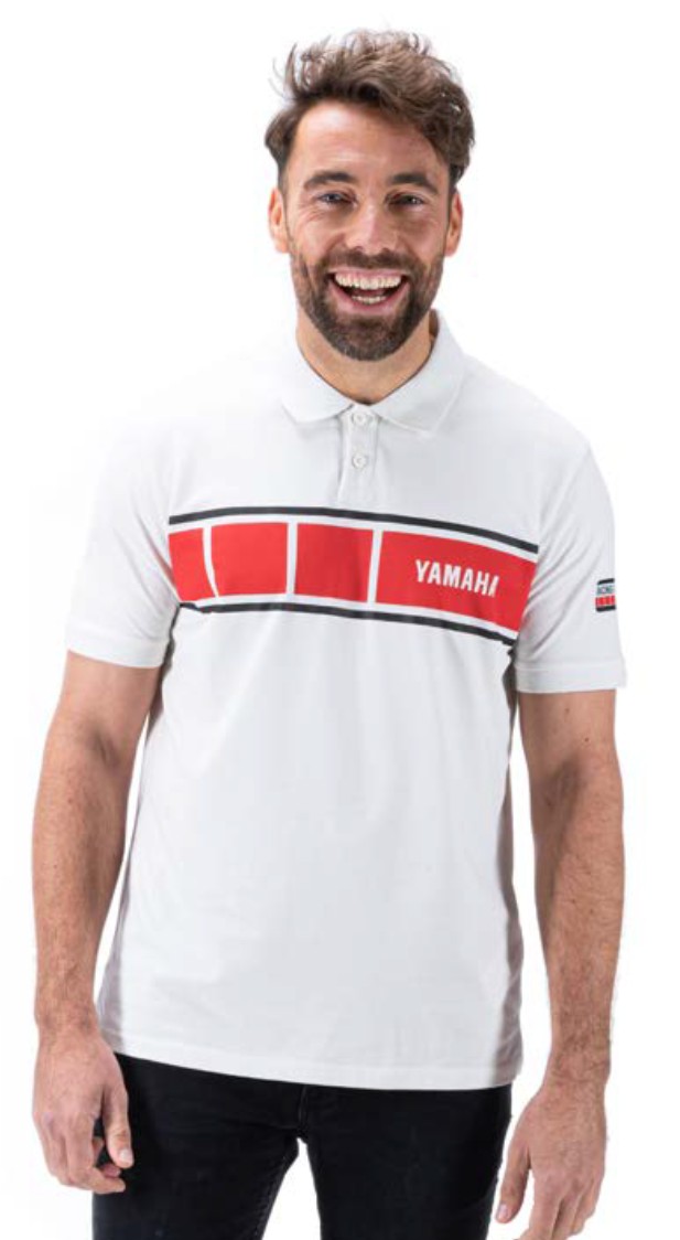 Yamaha Racing Heritage Polo White - Image 1