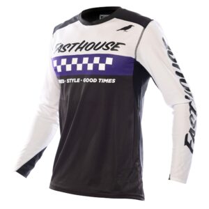 Fasthouse Elrod Motocross Jersey White/Purple - Image 1