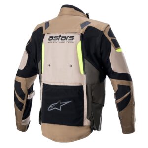 Alpinestars Halo Drystar Adventure Jacket Khaki/Sand/Yellow Fluro - Image 2