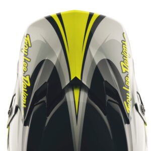 Troy Lee Designs GP PRO VISOR CROSSOVER GRAY / FLO YELLOW - Image 2
